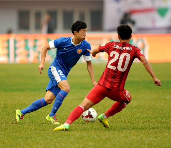 山东队在主场逆转战胜哈尔滨队